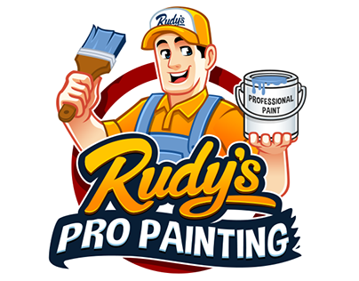 Professional Painting Company Mascot/Character Logo