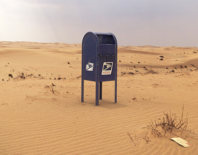 Mailbox in a Desert
