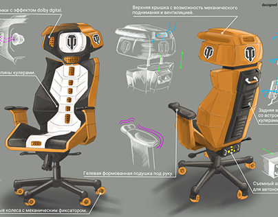 Warp gaming chair