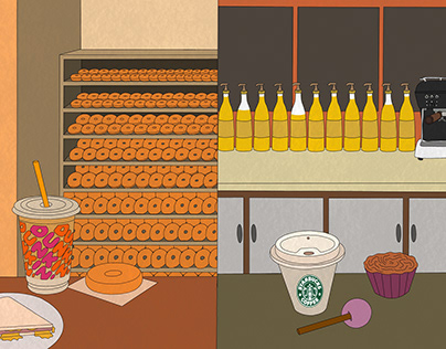 Starbucks vs. Dunkin'