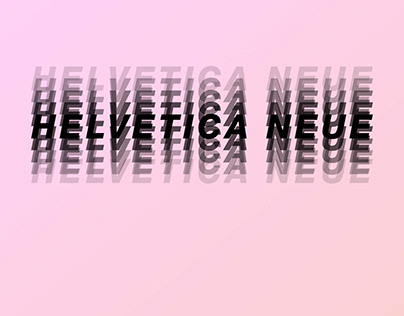 Helvetica Neue Poster