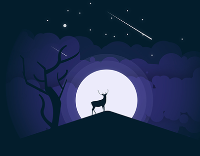 night illustration