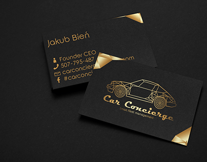 Logo and business card design for Car Concierge