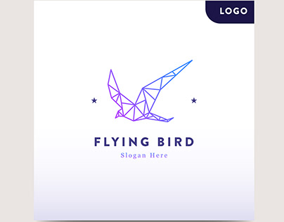 Flying Bird Logo & Business Card