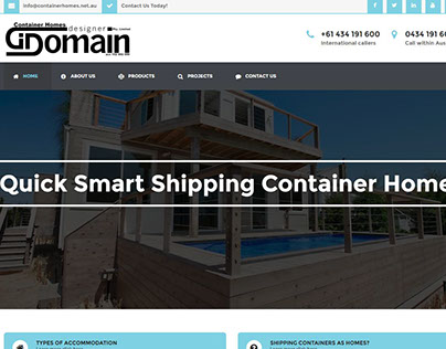Container Homes Projects :: Photos, videos, logos, illustrations and  branding :: Behance