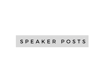 Speaker posts sample