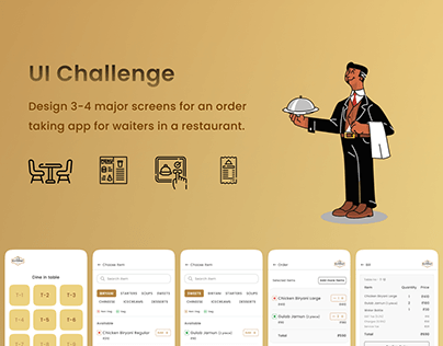 UI Challenge- Order taking app for waiters