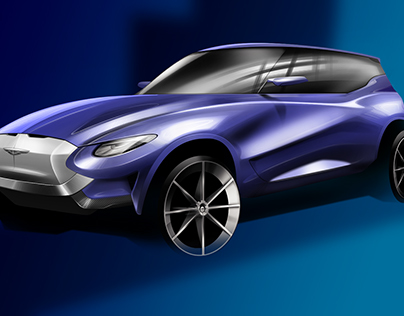 Aston Martin SUV Concept Sketch