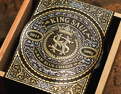 - Label Design "King Saul Cheese"