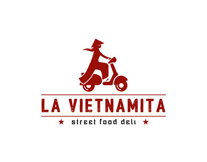 Logotipo y branding para La Vietnamita