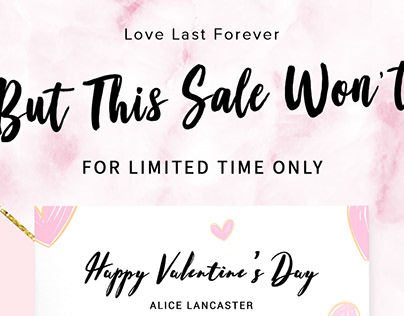 Emailer: Post V-Day Flash Sale
