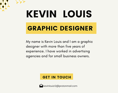Kevin Louis Resume