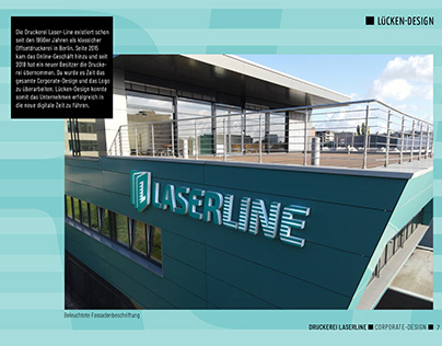 Laserline – Corporate-Design für eine Druckerei
