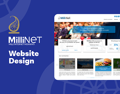 MilliNet 2017 web & UI/UX design