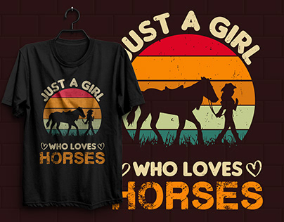 Horse T-Shirt Design