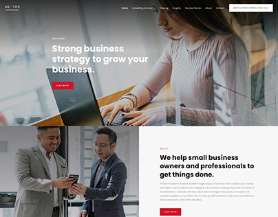 Consulting Service-Home Page