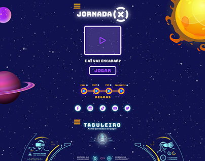 Site Game Jornada X by Fábio Viana