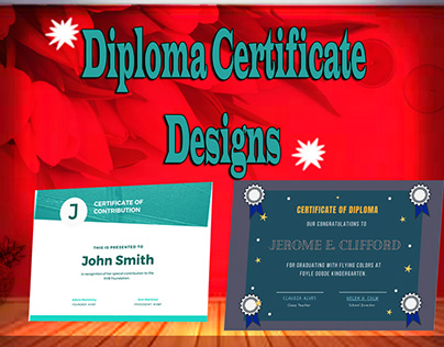 Certificate Designs