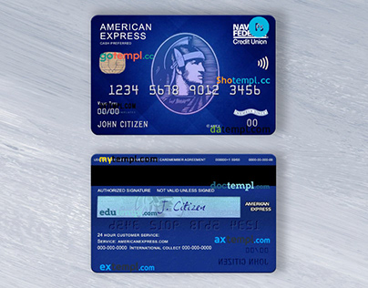 USA Navy Federal Union bank amex blue cash preferred