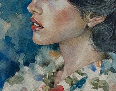 Watercolor portrait