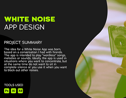 White Noise App Design