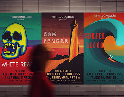 Hotel Congress Band Posters