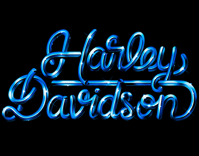 Harley Davidson Lettering
