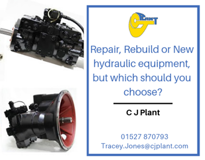 Repair, Rebuild or New Hydraulic Equipment