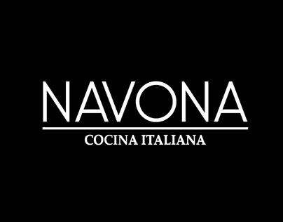 Logotipo para NAVONA COCINA ITALIANA
