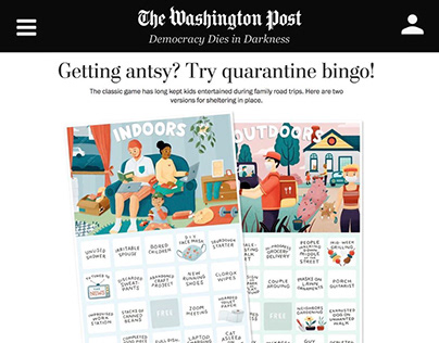 The Washington Post: Quarantine Bingo