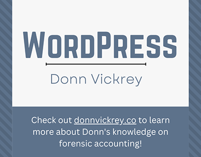 Follow Donn Vickrey on WordPress!