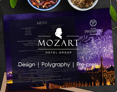Poligraphy for Mozart Hotel Group