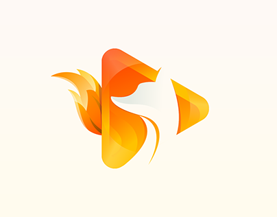 Play Fox Logo Design