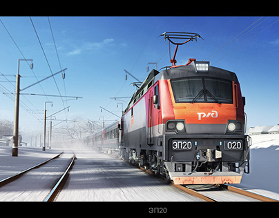 Russian electric locomotives of EP series