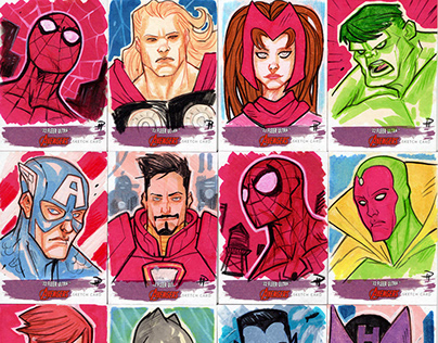 2022 Fleer Ultra Avengers Sketch Cards (Upper Deck)