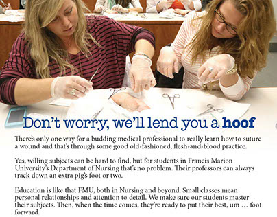 Francis Marion University Print Ads