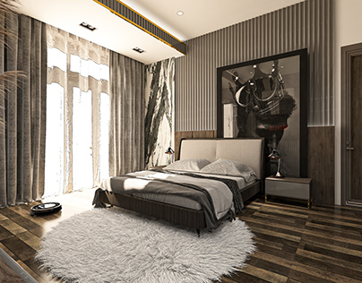 Luxury Room Interior Modeling & Rendering