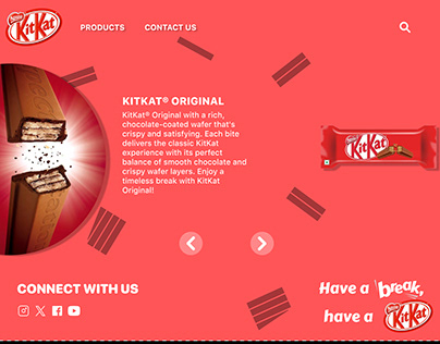 Redesign for KitKat Landing Page