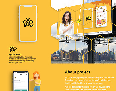 Project thumbnail - Honey selling app, UI/UX case study