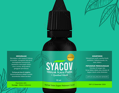 Herbal Medicine Bottle Packaging Syacov