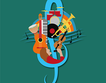 ILLUSTRATION "MUSIC DAY" - PERSONNAL PROJECT