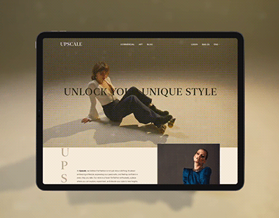 Upscale: An online boutique where Fashion meets Art