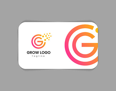 Grow Logo, Letter G,Logo Design, Icon
