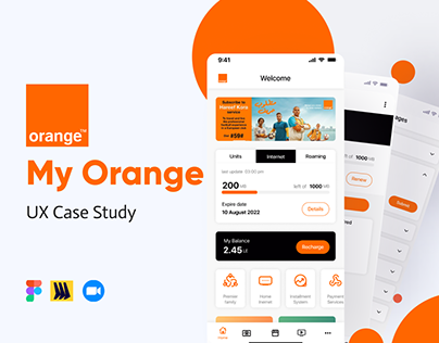 Project thumbnail - My Orange Egypt. UX case study