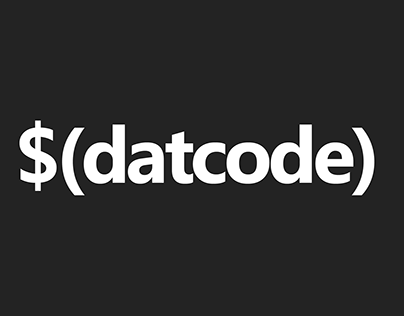 #DatCode Branding, Website and Promo Material