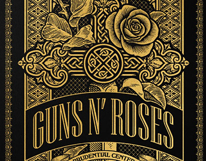 Guns N' Roses Poster Prudential Center 10/12/17