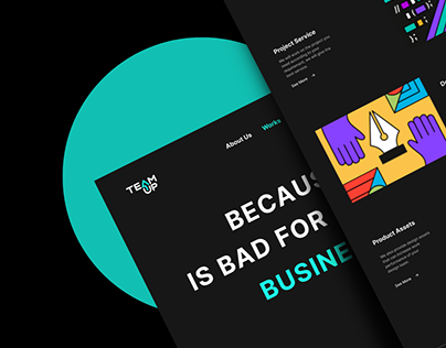 Re-Design Website TeamUp Agency
