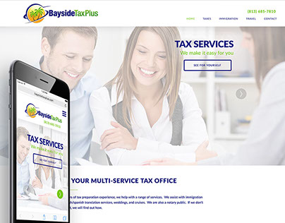 Bayside Tax Plus Responsive Website