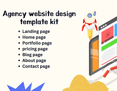 Project thumbnail - Agency website design template