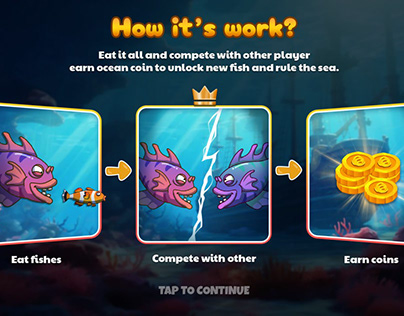 Project thumbnail - 2D Game UI/UX : Feeding Frenzy